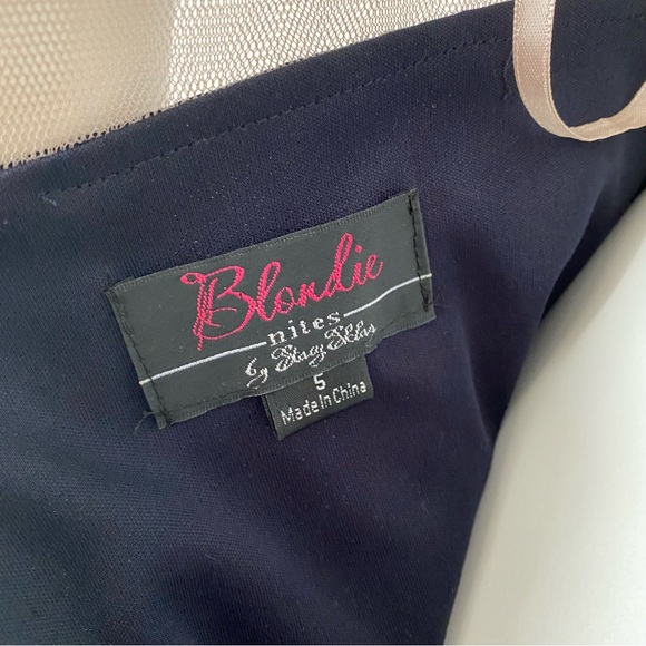 PROM Blondie Nites by Stacy Sklar Jewel Top Gown - Picture 6 of 7